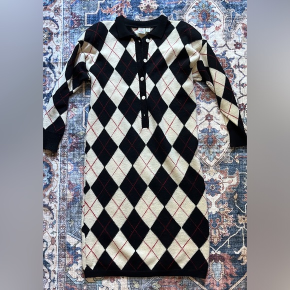 J.G. Hook Dresses & Skirts - Vintage High End J.G. Hook 100% Authentic Merino Wool Plaid Dress Women’s Size M